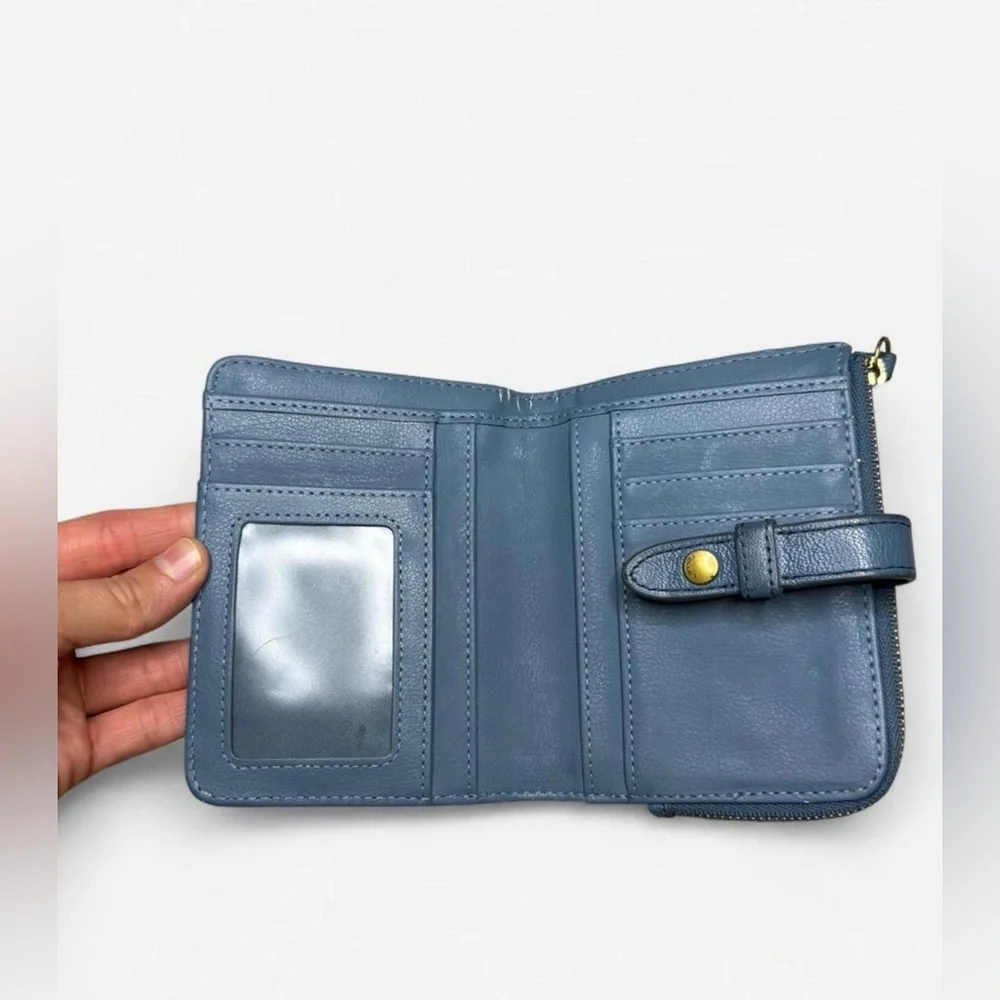 Vintage Blue Leather Fossil‎ Wallet